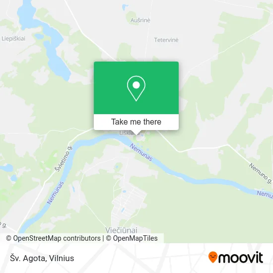 Карта Šv. Agota