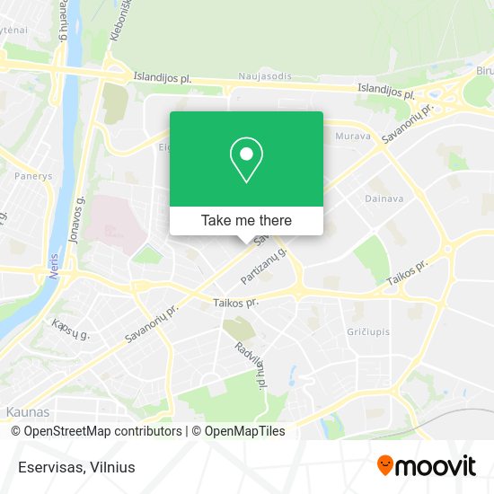Карта Eservisas