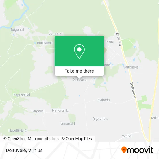 Карта Deltuvėlė