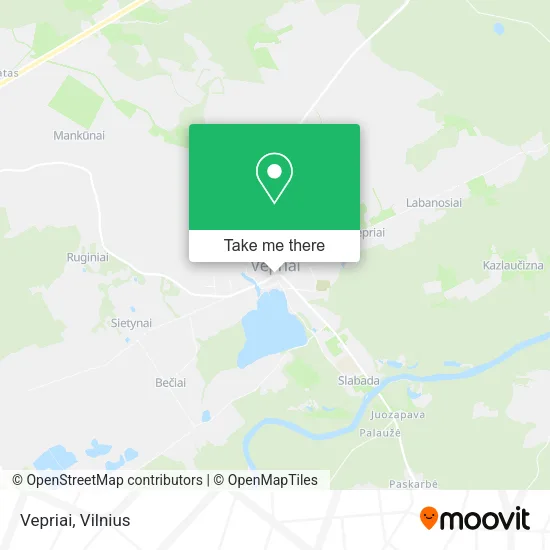 Карта Vepriai