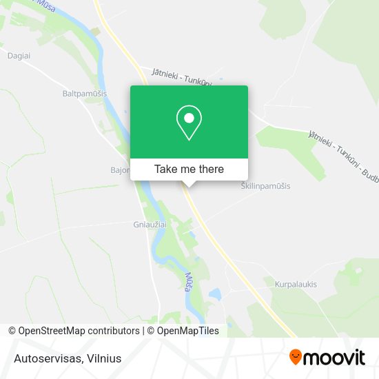 Карта Autoservisas