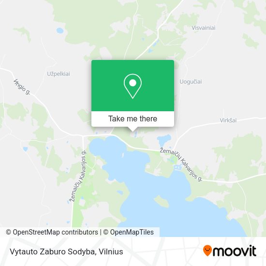 Карта Vytauto Zaburo Sodyba