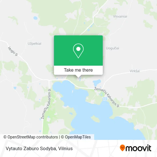 Карта Vytauto Zaburo Sodyba