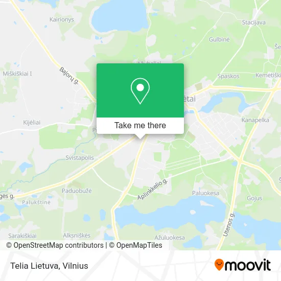 Карта Telia Lietuva