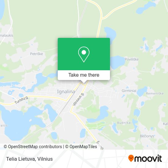 Карта Telia Lietuva