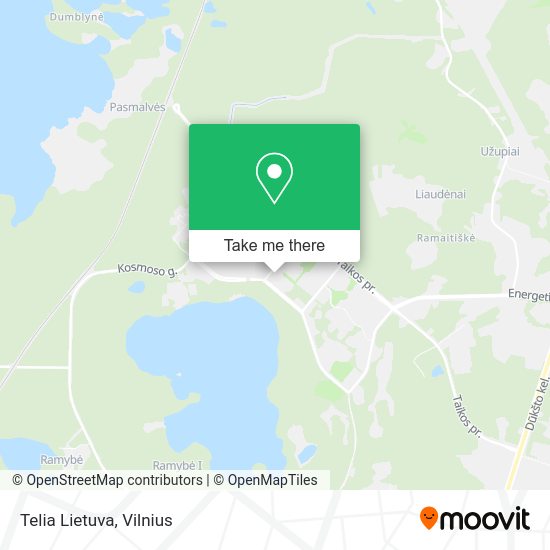 Карта Telia Lietuva