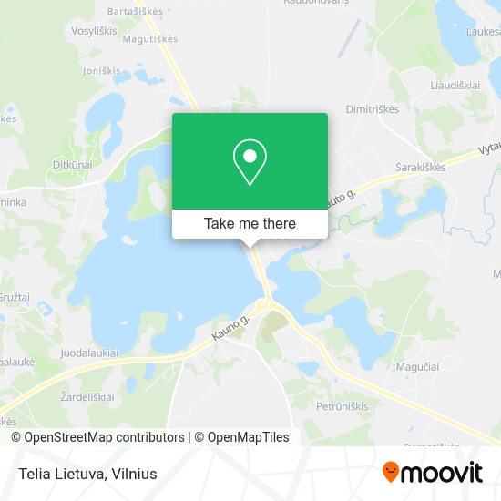 Карта Telia Lietuva