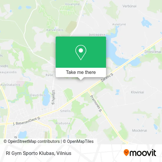 Rl Gym Sporto Klubas map