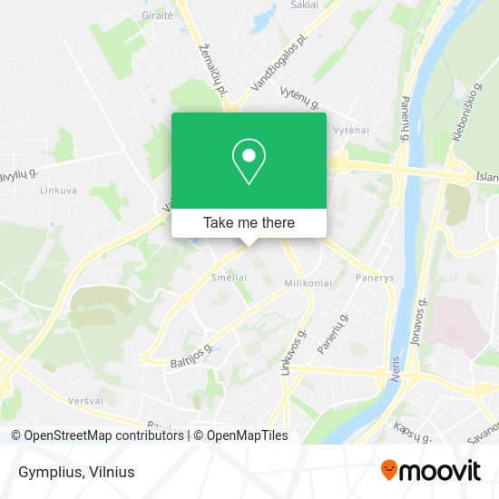 Карта Gymplius