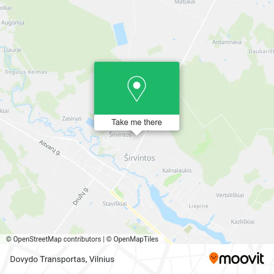 Карта Dovydo Transportas