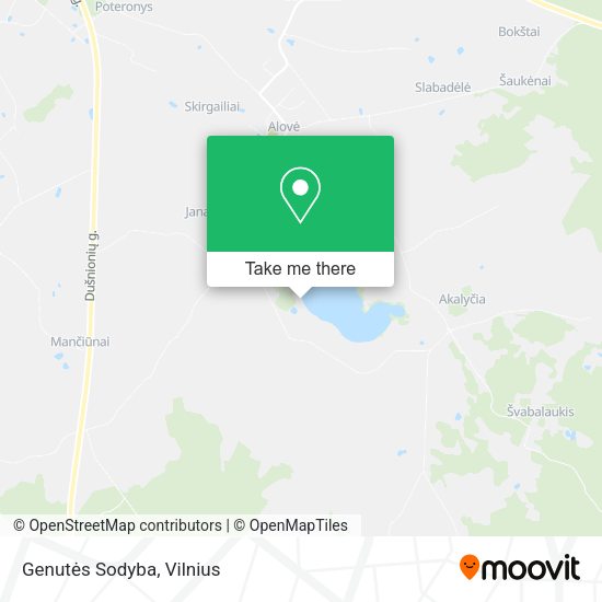 Карта Genutės Sodyba