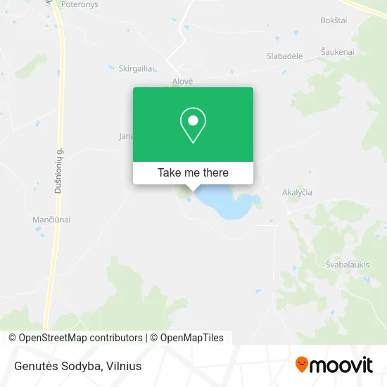 Карта Genutės Sodyba