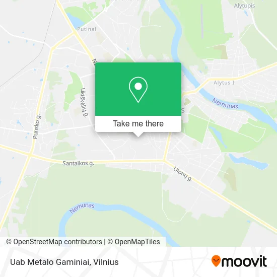 Карта Uab Metalo Gaminiai