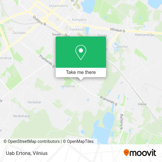 Карта Uab Ertona