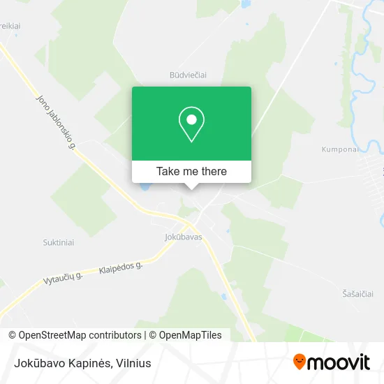 Карта Jokūbavo Kapinės