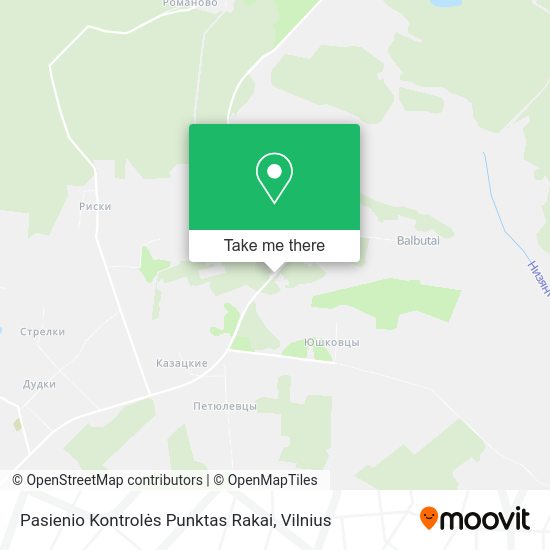 Карта Pasienio Kontrolės Punktas Rakai