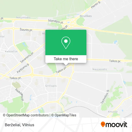 Карта Berželiai