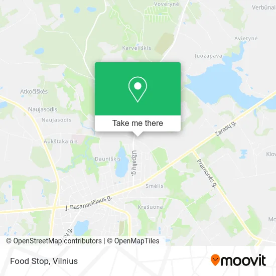 Карта Food Stop