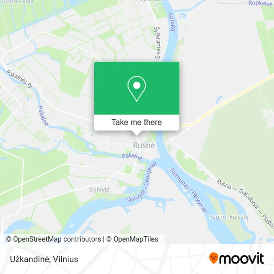 Карта Užkandinė