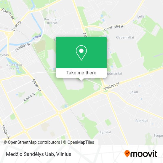 Карта Medžio Sandėlys Uab