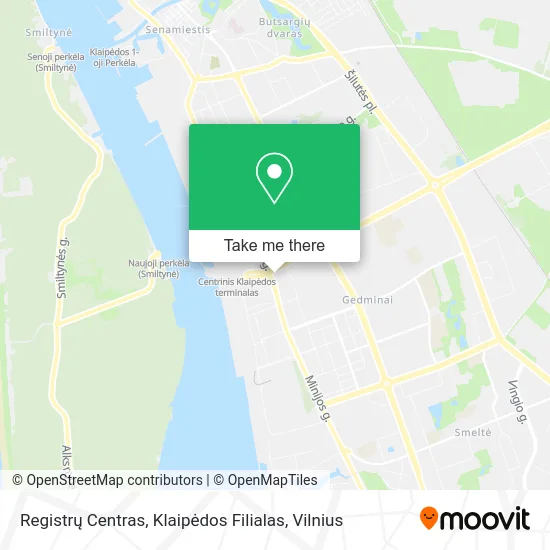 Карта Registrų Centras, Klaipėdos Filialas