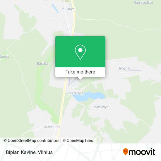 Карта Biplan Kavine