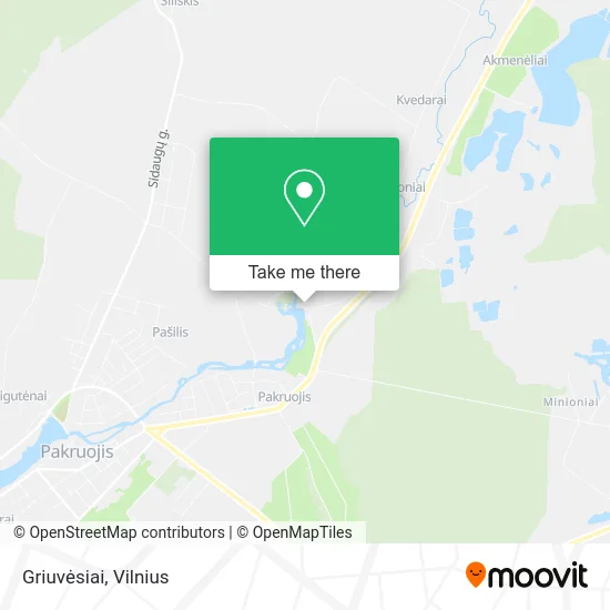 Карта Griuvėsiai