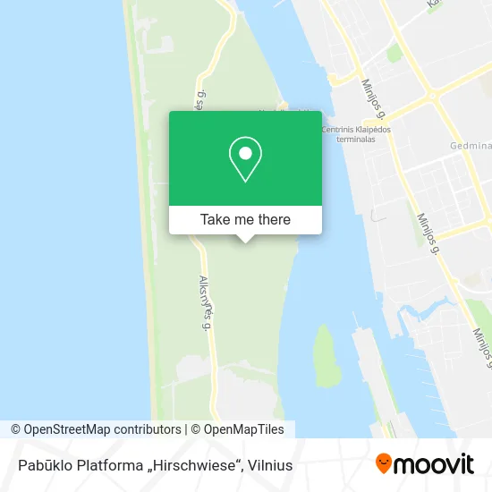 Карта Pabūklo Platforma „Hirschwiese“