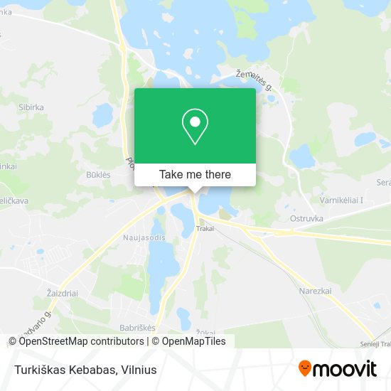 Карта Turkiškas Kebabas