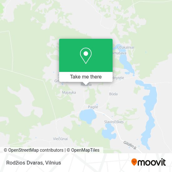 Карта Rodžios Dvaras