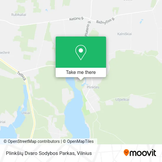 Plinkšių Dvaro Sodybos Parkas map