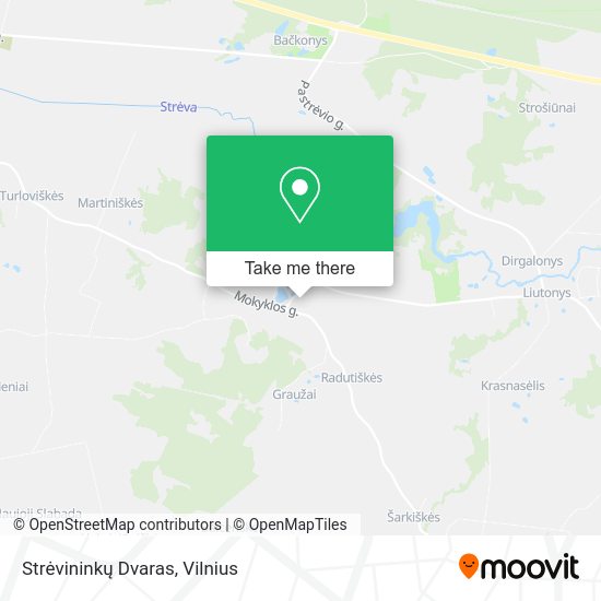 Карта Strėvininkų Dvaras