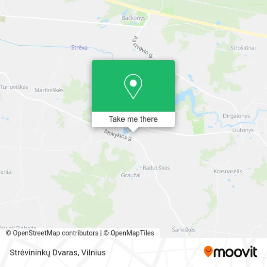 Карта Strėvininkų Dvaras