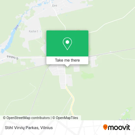 Карта Stihl Virvių Parkas