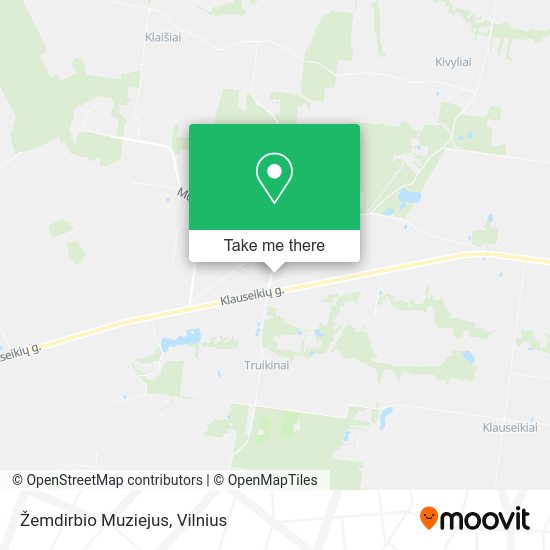 Карта Žemdirbio Muziejus