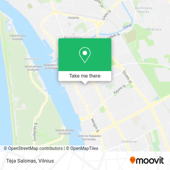 Карта Tėja Salonas