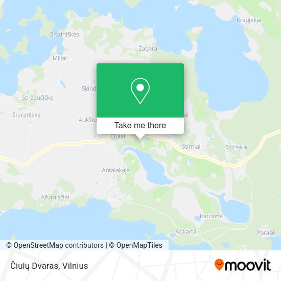 Карта Čiulų Dvaras