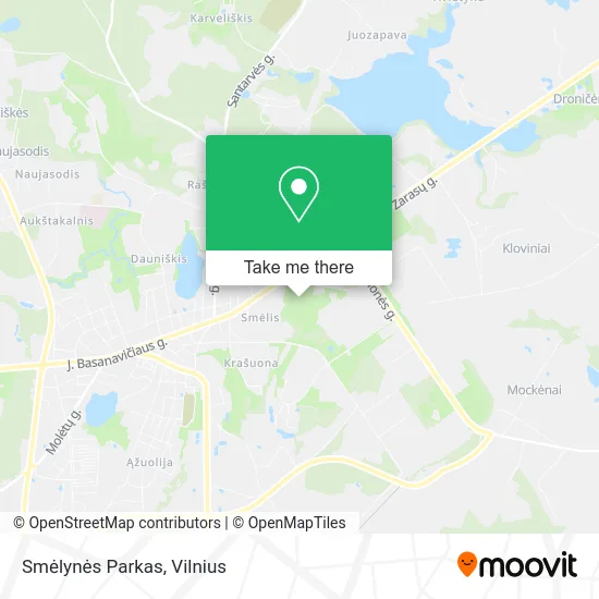 Карта Smėlynės Parkas
