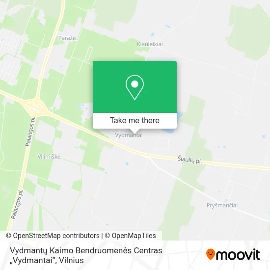 Карта Vydmantų Kaimo Bendruomenės Centras „Vydmantai“