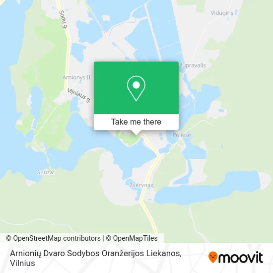 Карта Arnionių Dvaro Sodybos Oranžerijos Liekanos