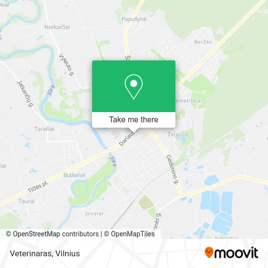 Карта Veterinaras