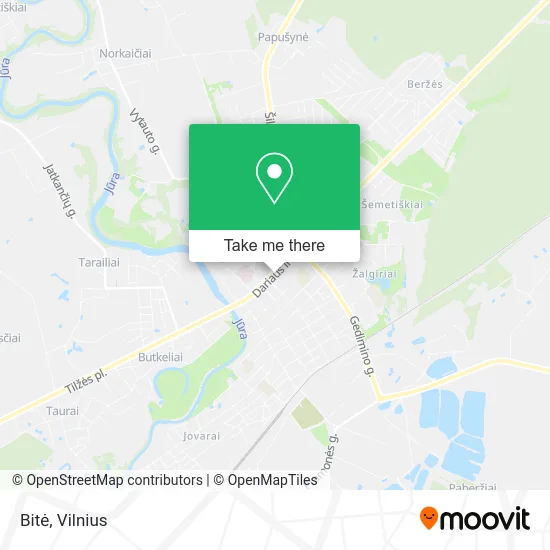 Карта Bitė