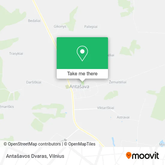 Карта Antašavos Dvaras