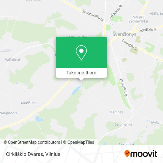 Карта Cirkliškio Dvaras