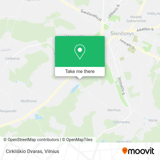Карта Cirkliškio Dvaras