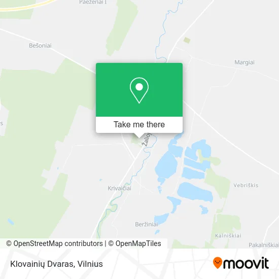 Карта Klovainių Dvaras