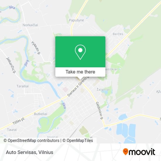 Карта Auto Servisas