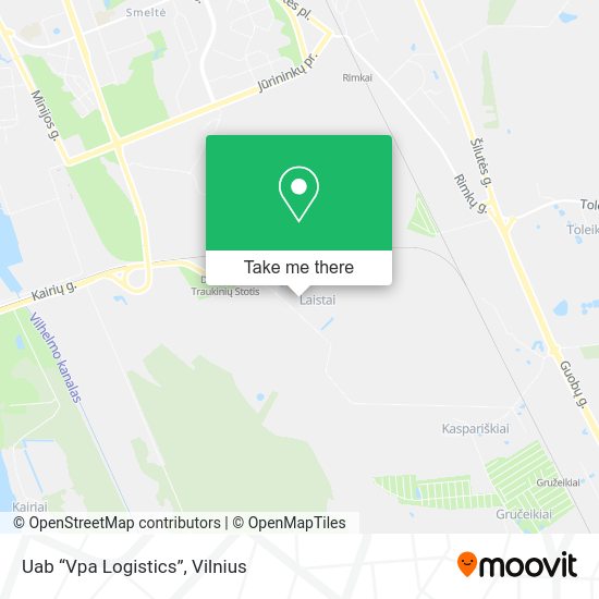 Карта Uab “Vpa Logistics”