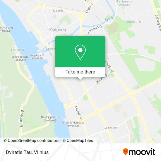 Карта Dviratis Tau