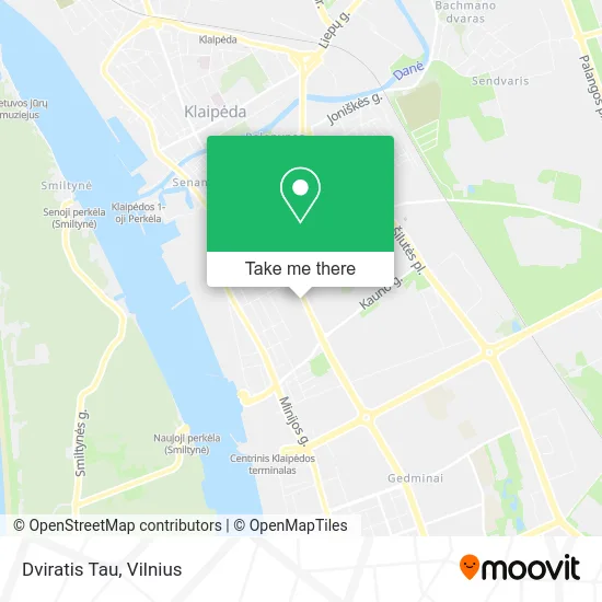 Карта Dviratis Tau